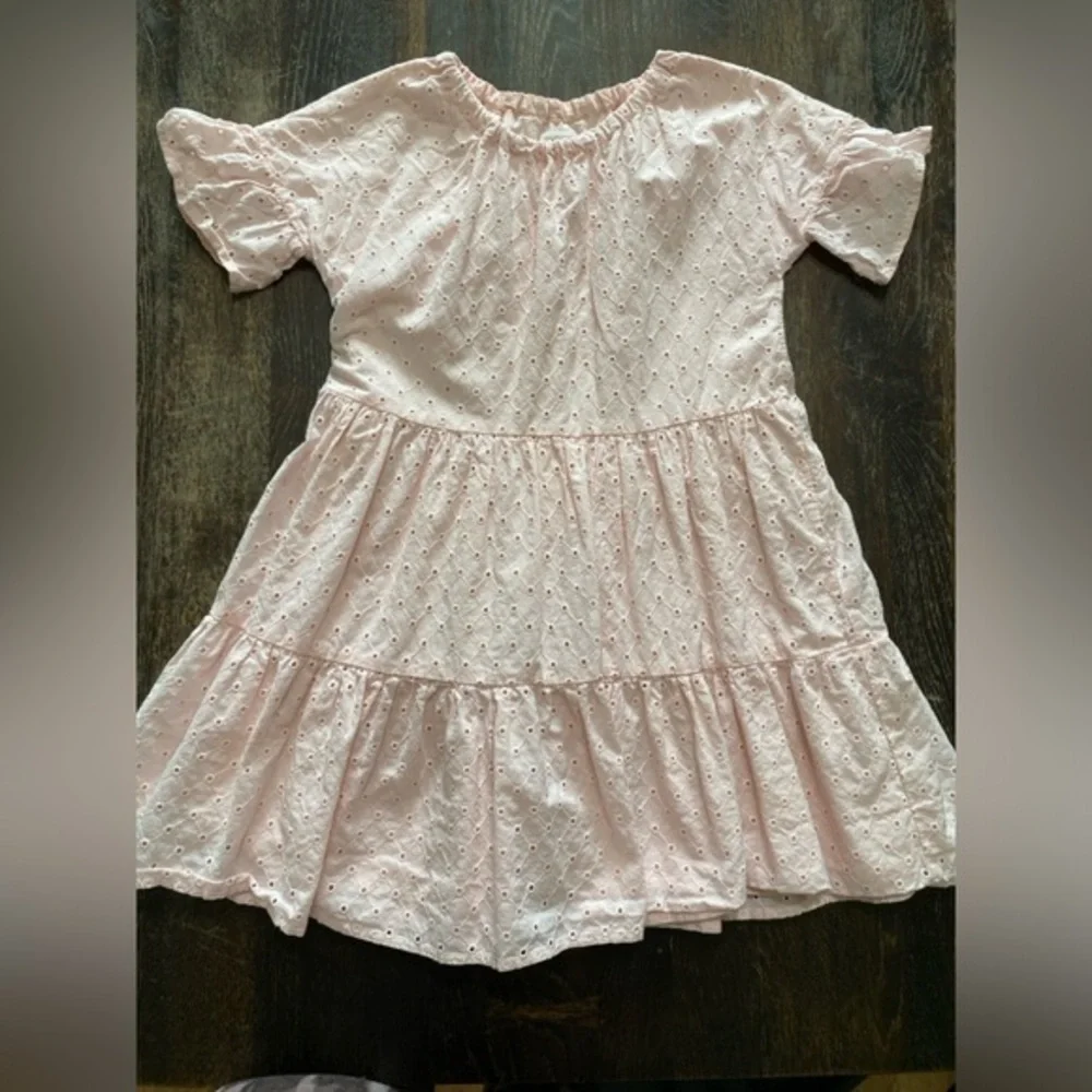 Gymboree Light Pink Eyelet dress size‎ 8